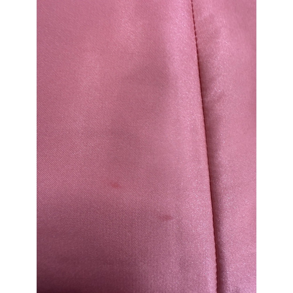 VTG Y2K Cache Red Pink Ombre Beaded Gown Dress Mesh Overlay Womens Size 4 FLAWS - Picture 10 of 16